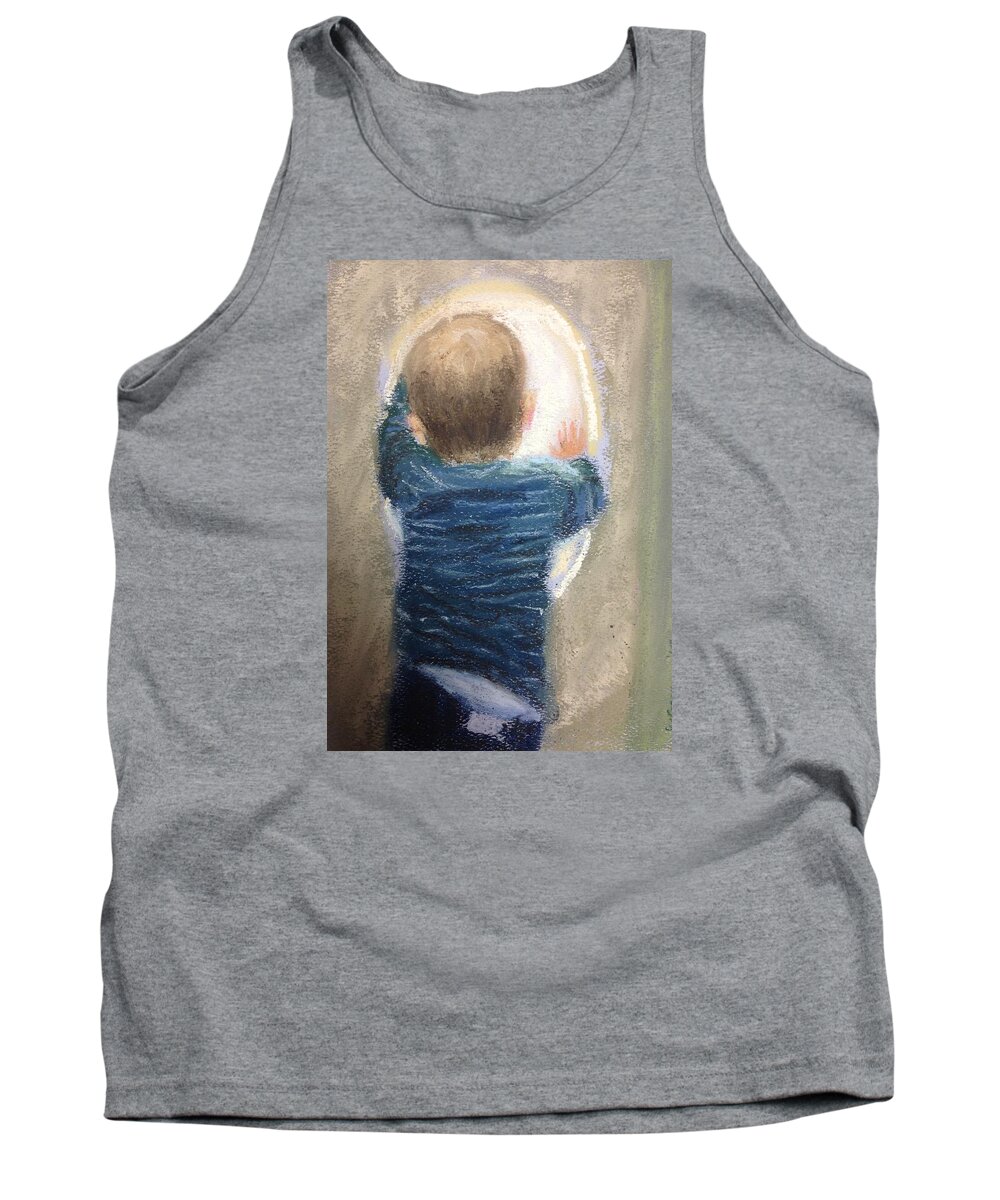 Child Tank Top featuring the painting Why the delay? by Will Germino