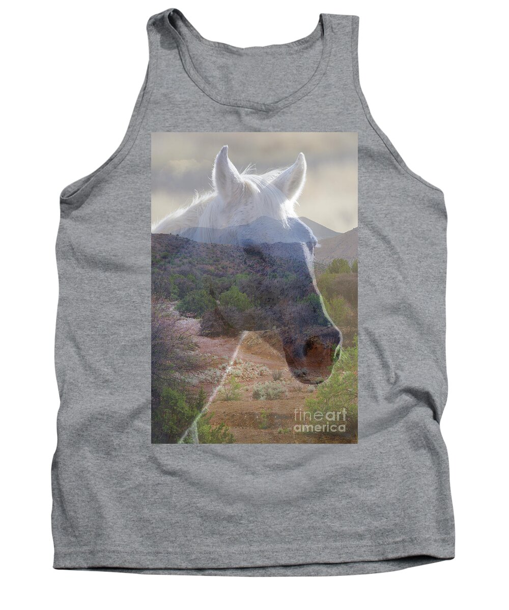 Photograph Tank Top featuring the photograph Wild and Free by Vicki Pelham
