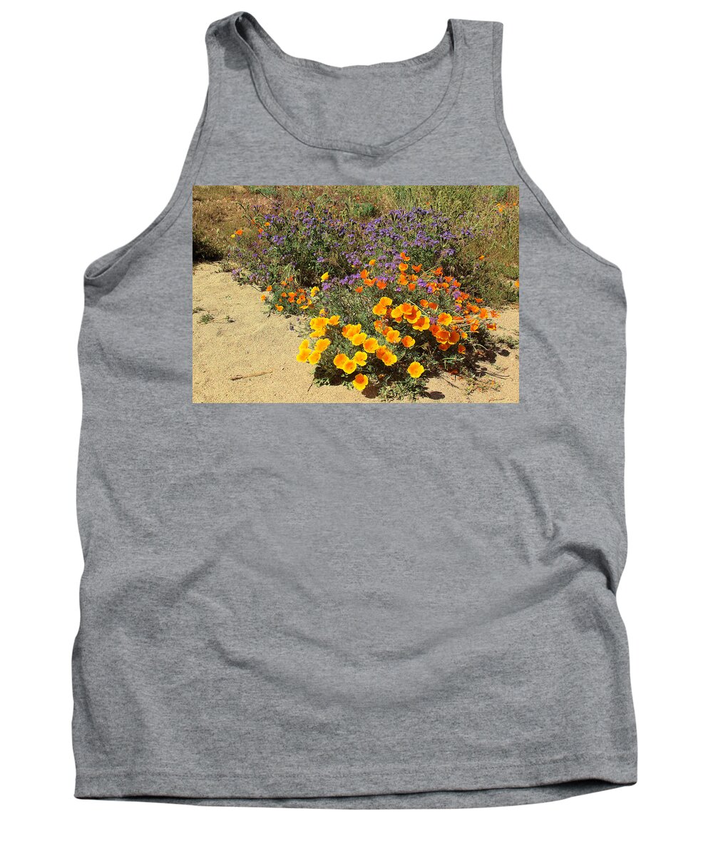 Wildflowers In Spring Tank Top featuring the photograph Wildflowers In Spring by Viktor Savchenko