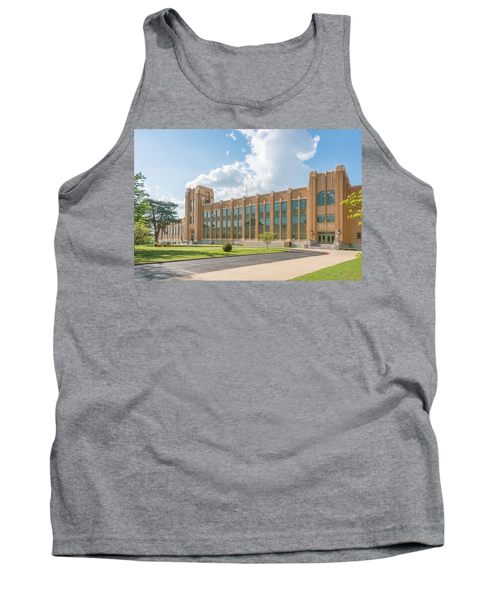 Will Tank Top featuring the photograph Will Rogers High School by Bert Peake