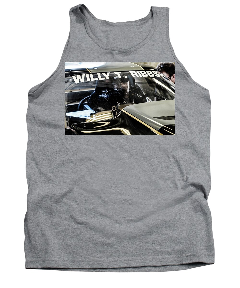Willie T. Ribbs Tank Top featuring the photograph Willie T. Ribbs by Josh Williams