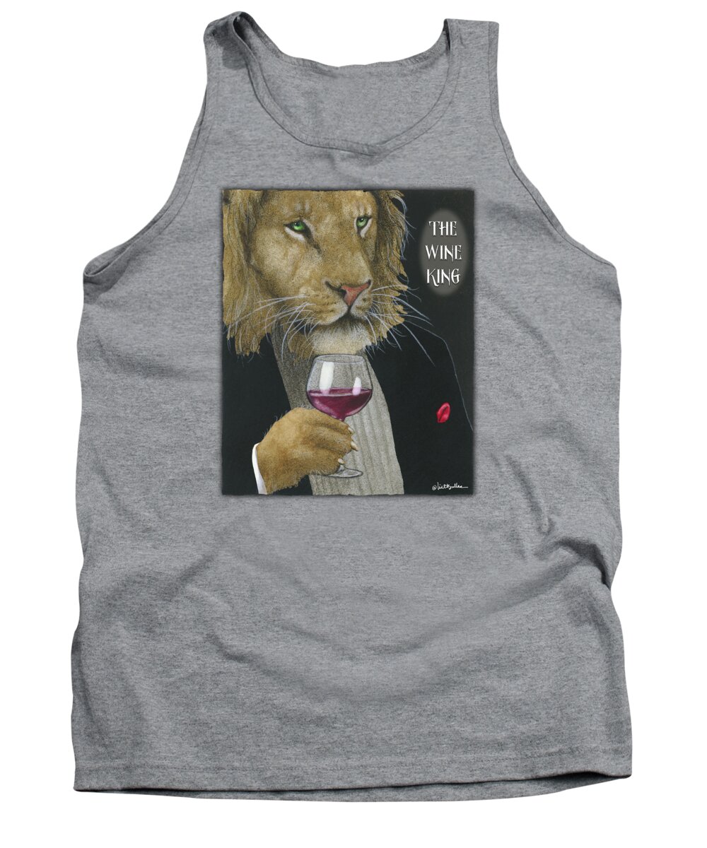 Will Bullas Tank Top featuring the painting Wine King... by Will Bullas