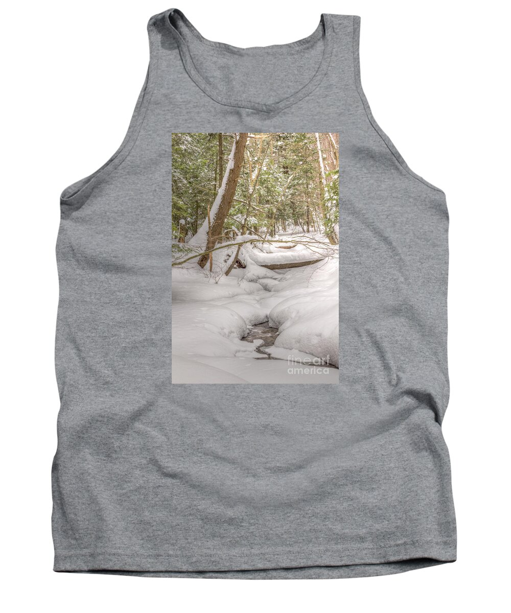 Streams Tank Top featuring the photograph Winter Serenity by Rod Best