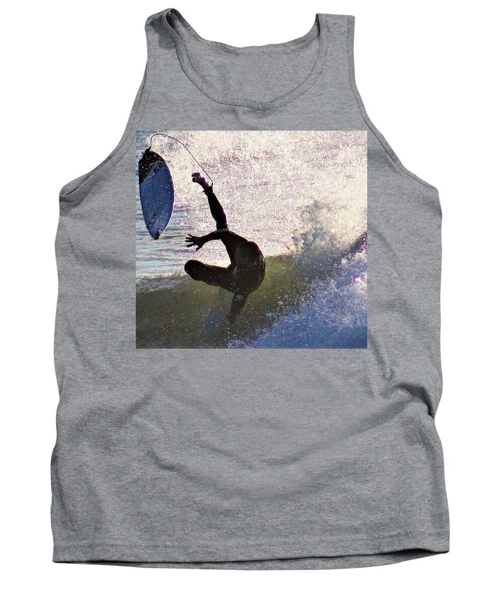 Surf Tank Top featuring the photograph Wipeout by FD Graham