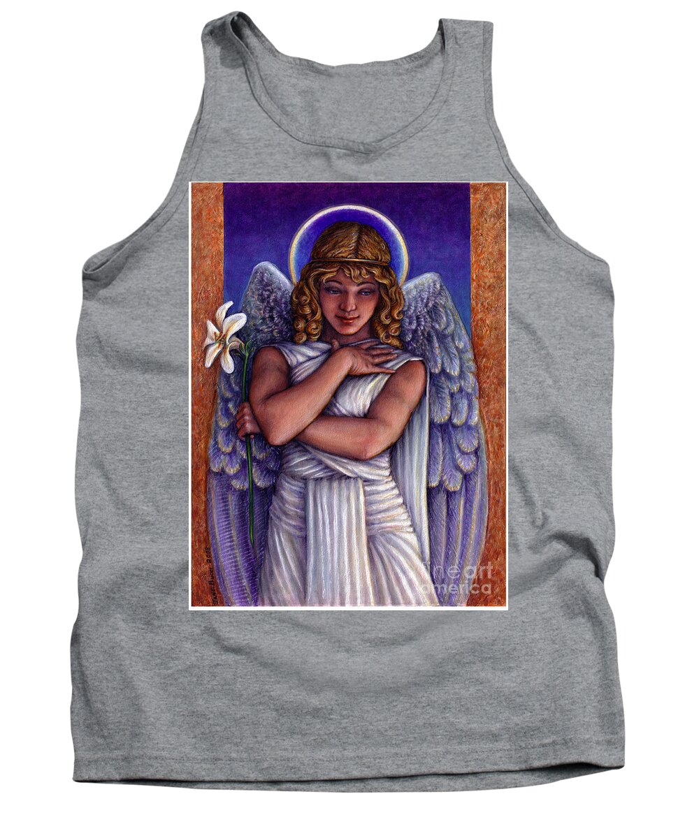 Angel Tank Top featuring the painting Witness to Perfection by Jane Bucci