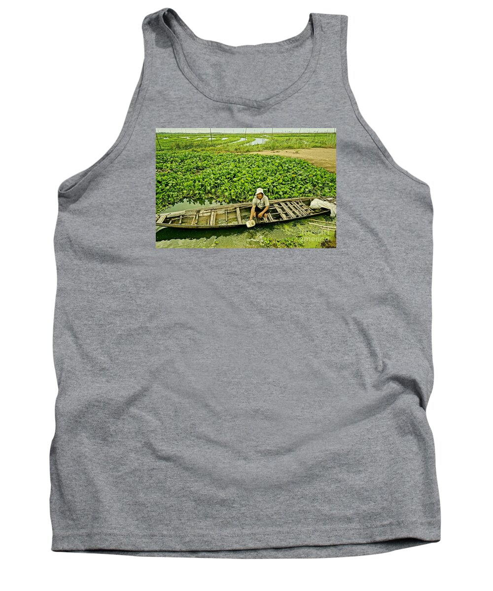 Small Tank Top featuring the photograph Work Hard With Smile by Arik S Mintorogo