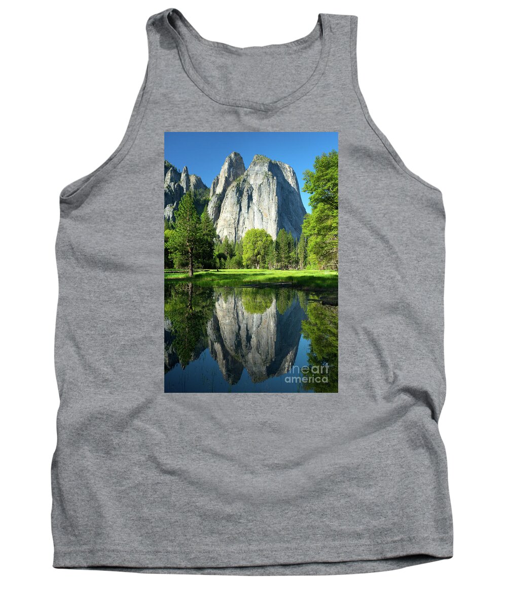 Yosemite National Park Tank Top featuring the photograph Wosky Pond in Yosemite by Benedict Heekwan Yang