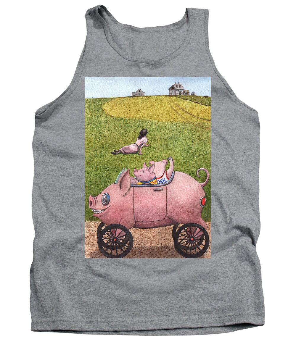 Christina's World Tank Top featuring the painting Yo, Christina by Catherine G McElroy