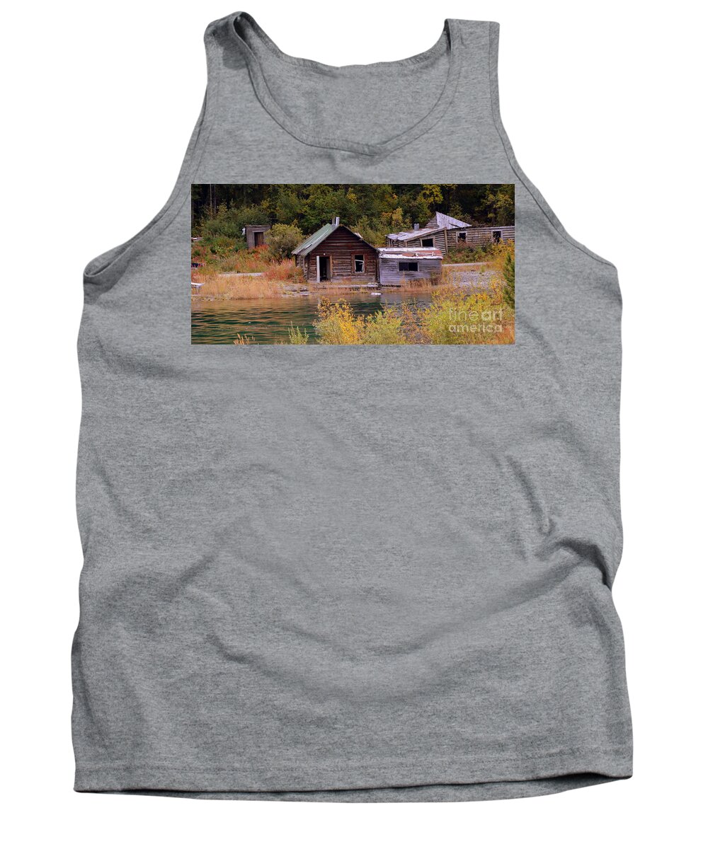  Tank Top featuring the photograph Yukon Ghost Town by Lennie Malvone