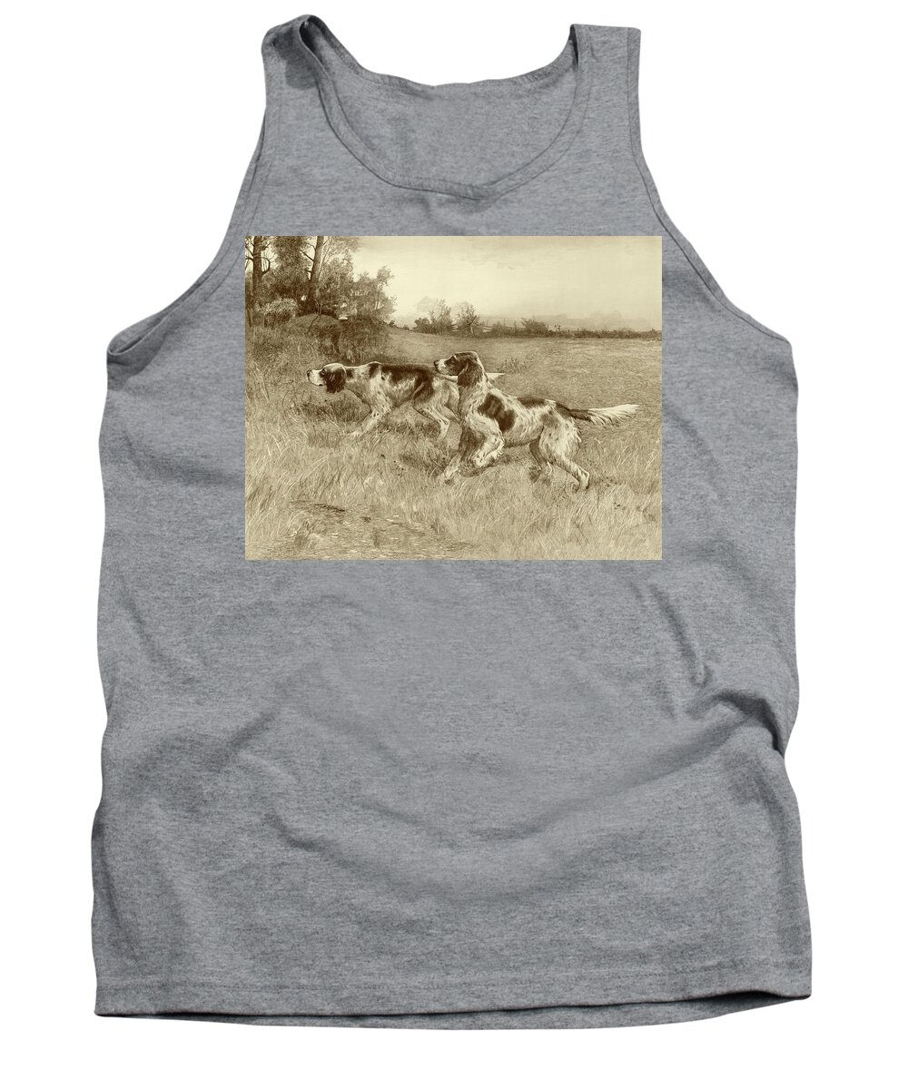 Sporting Tank Top featuring the painting A Thrilling Moment #1 by E.h. Osthaus