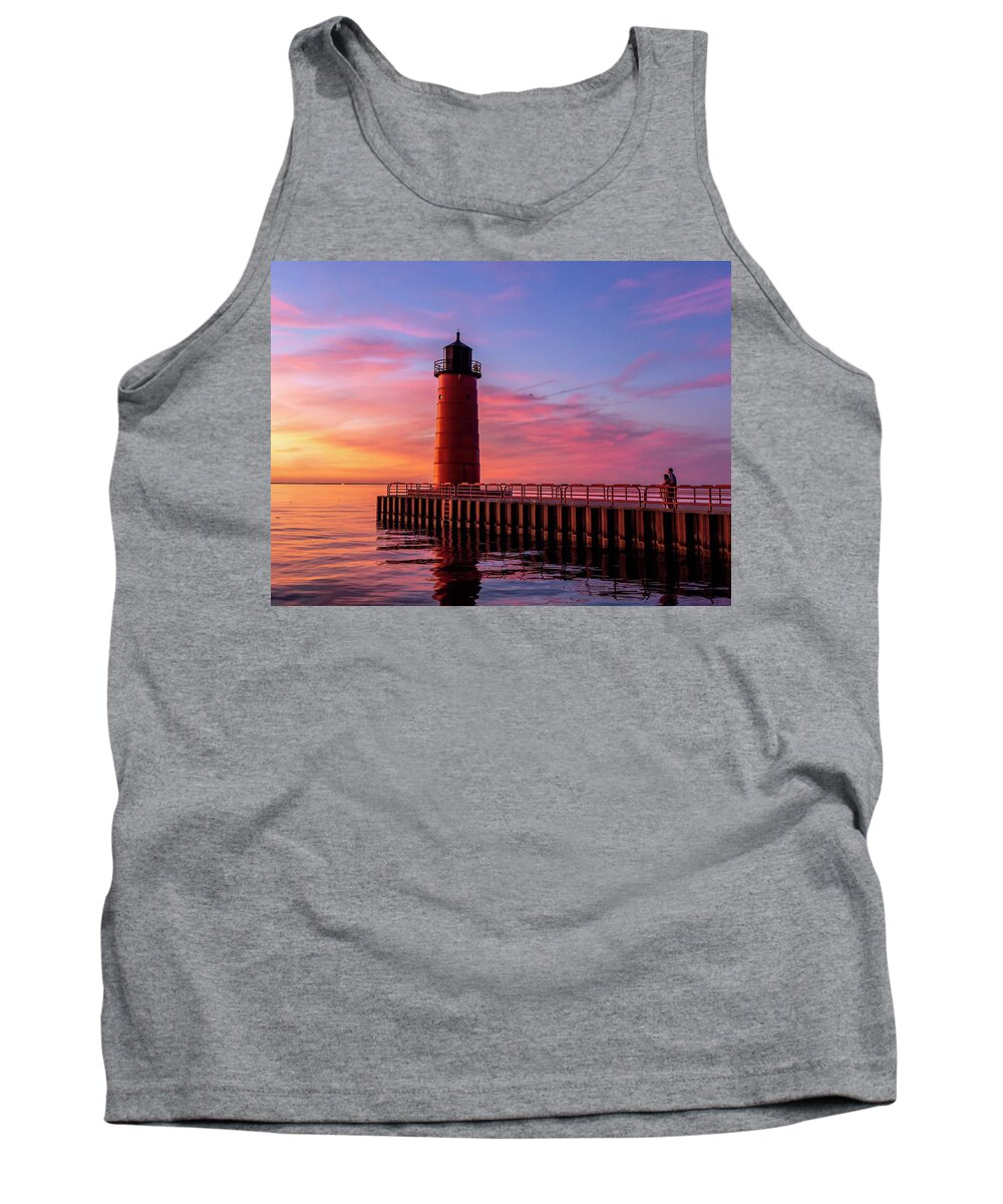 Milwaukee Tank Top featuring the photograph Capture the Sunrise by Kristine Hinrichs