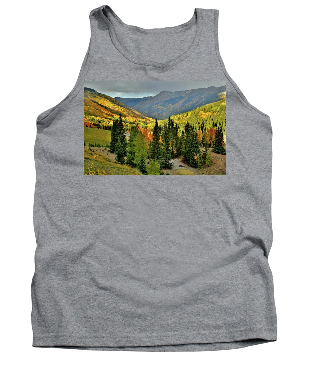 Colorado Tank Top featuring the photograph Looking North from Red Mountain Pass #1 by Ray Mathis