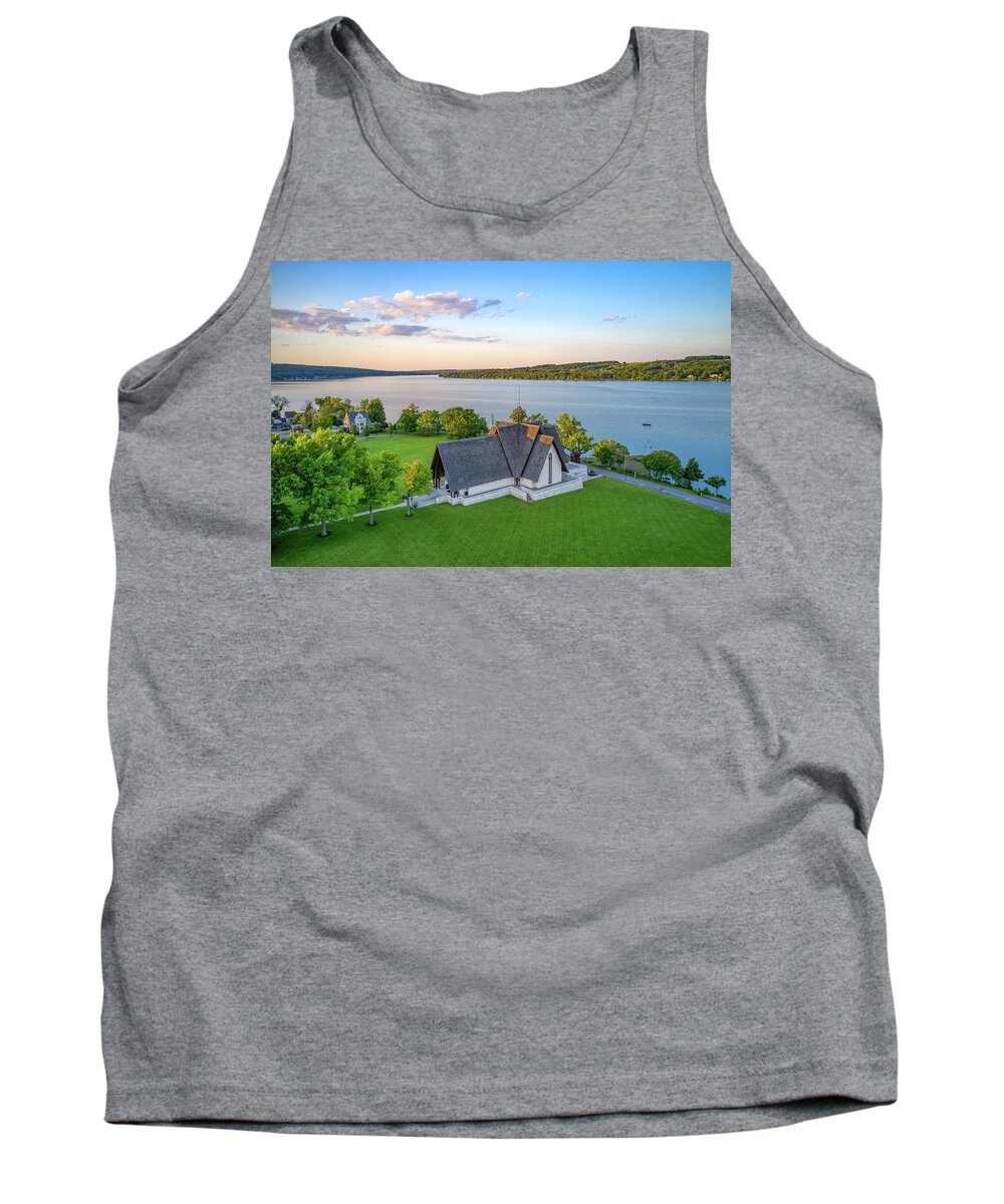 Finger Lakes Tank Top featuring the photograph Norton Chapel Upstate New York #1 by Anthony Giammarino