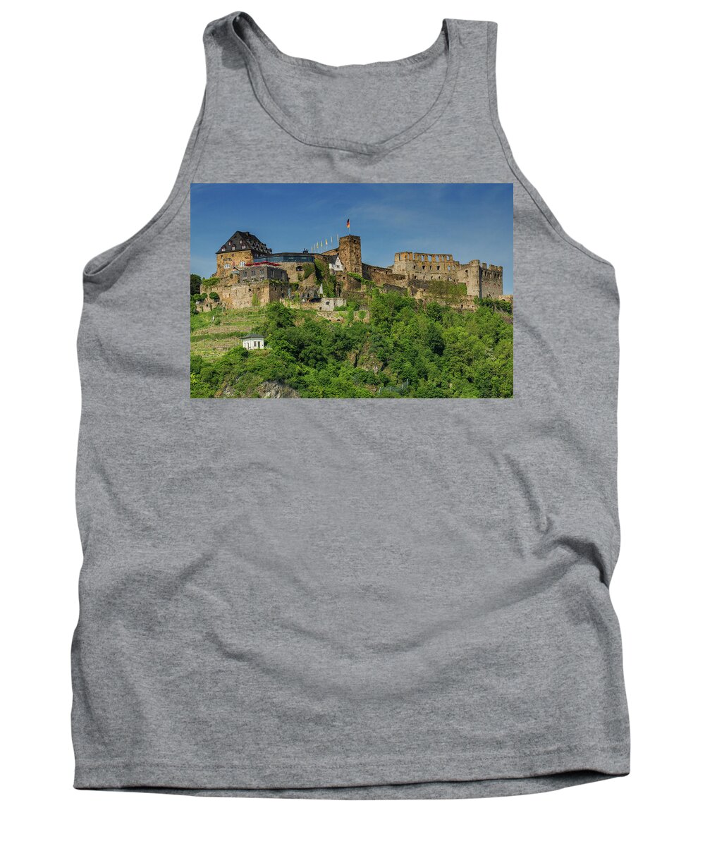 Europe Tank Top featuring the photograph Rheinfels Fortress #1 by Donald Pash