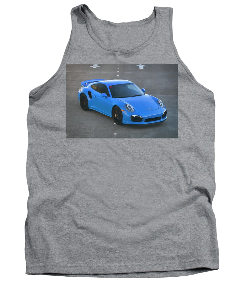 Cars Tank Top featuring the photograph #Porsche 911 #Turbo S #Print #18 by ItzKirb Photography