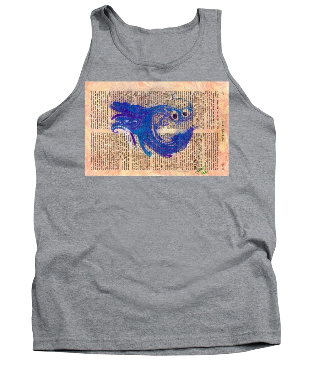 Empathy Tank Top featuring the painting Anticipation by Misty Morehead