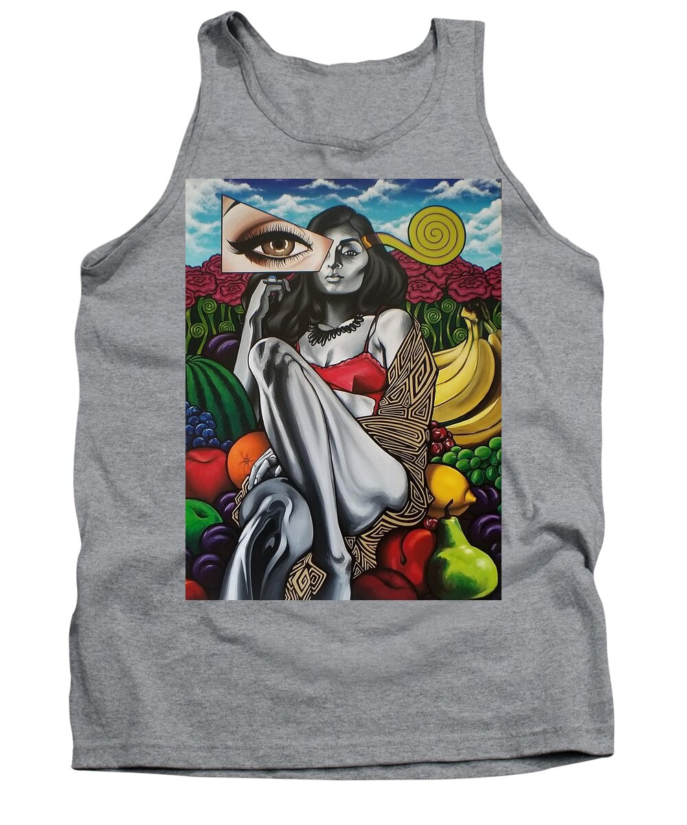  Tank Top featuring the painting Arcadia by Bryon Stewart
