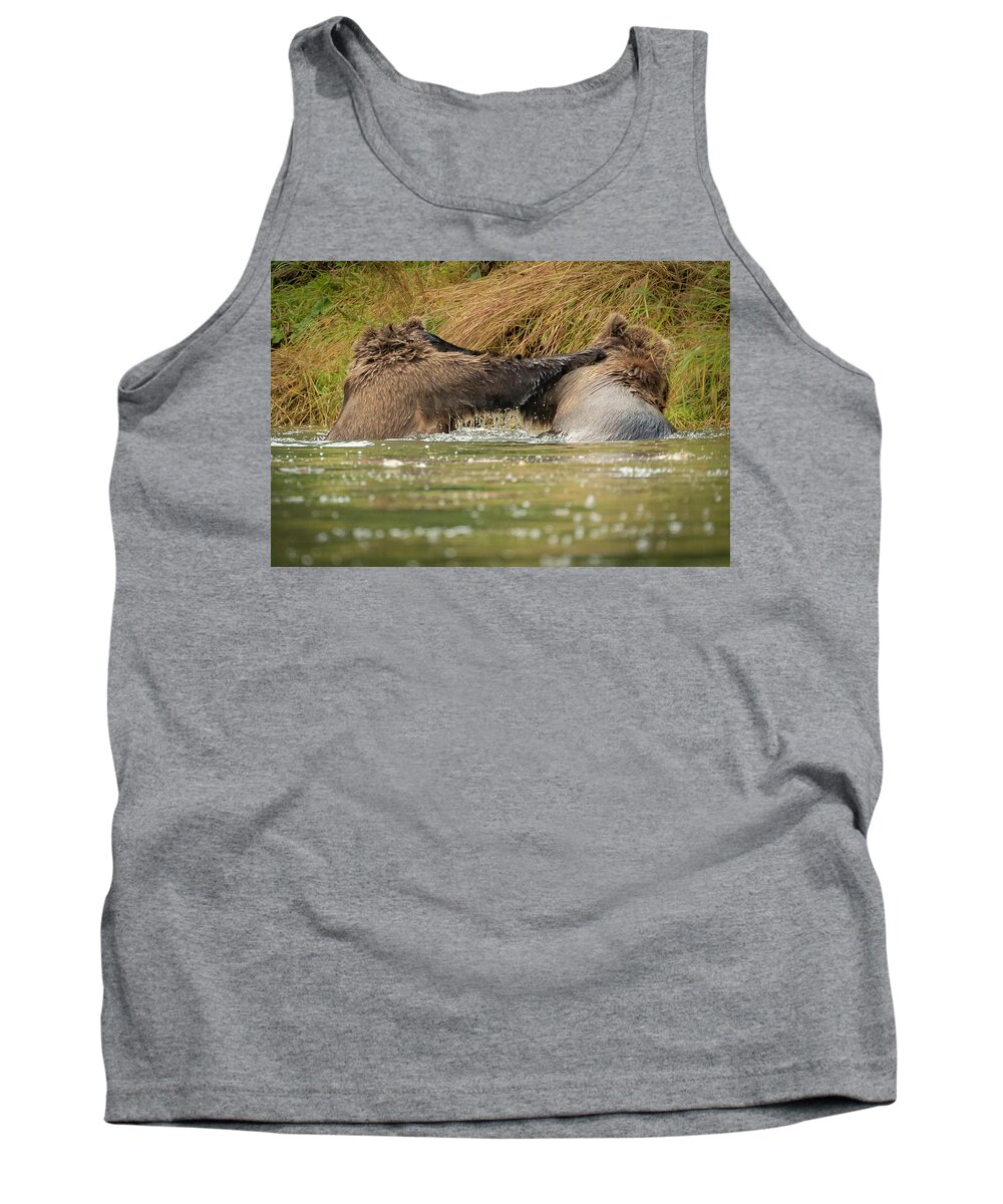 Bears Tank Top featuring the photograph Arms Lemgth by Laura Hedien