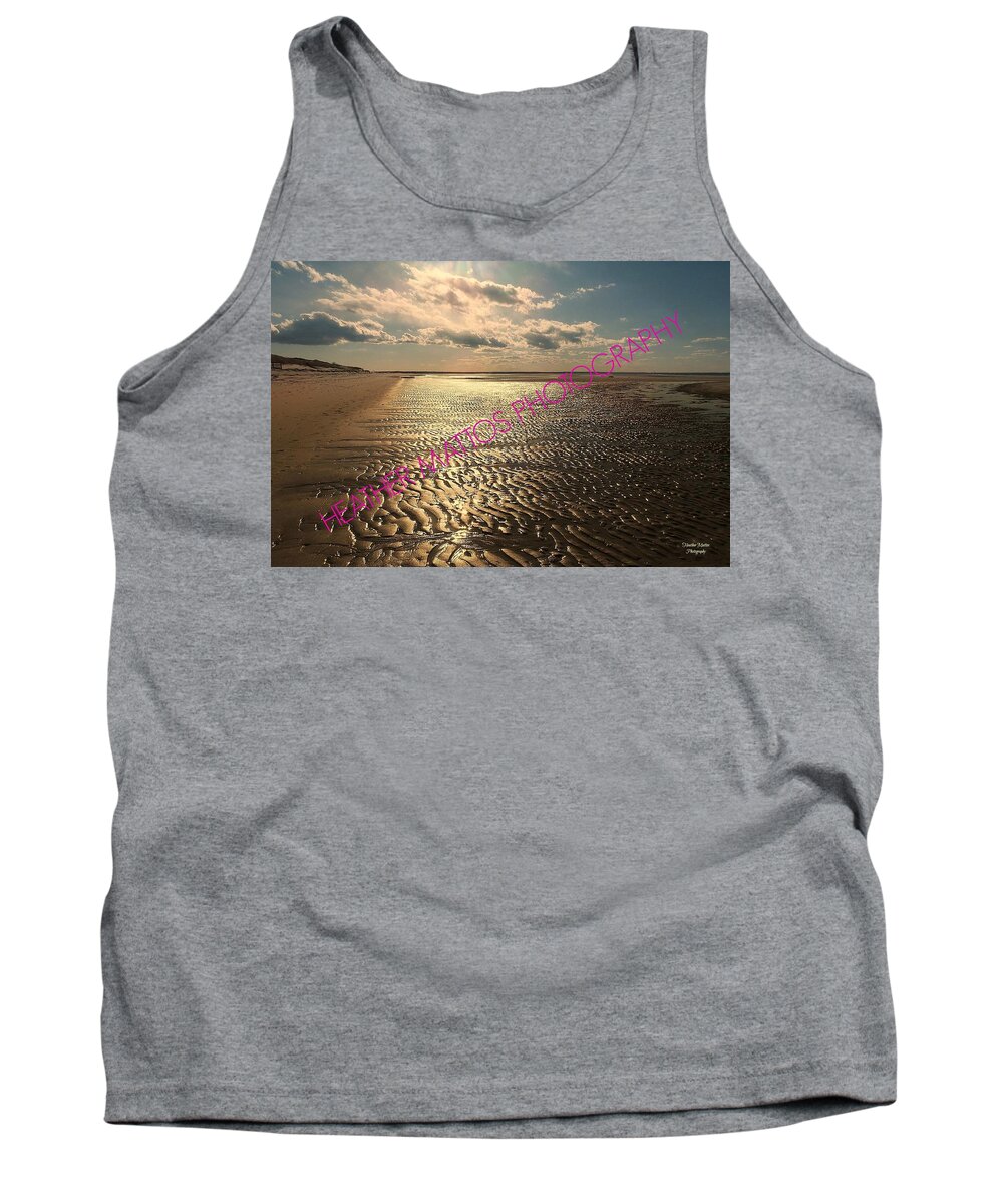 Beach Tank Top featuring the photograph Beach Patterns by Heather M Photography