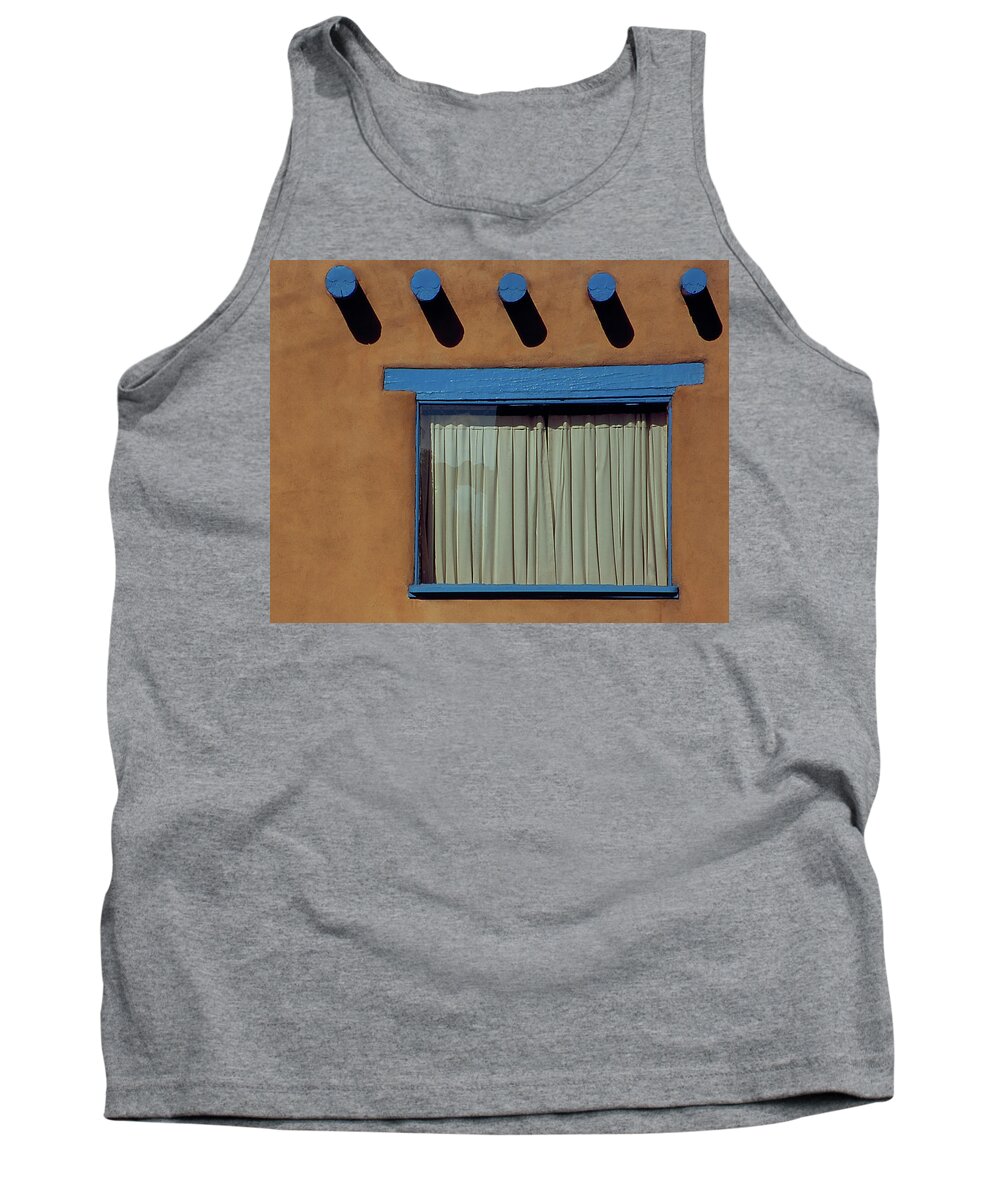 New Mexico Tank Top featuring the photograph Beige and Blue by S Katz