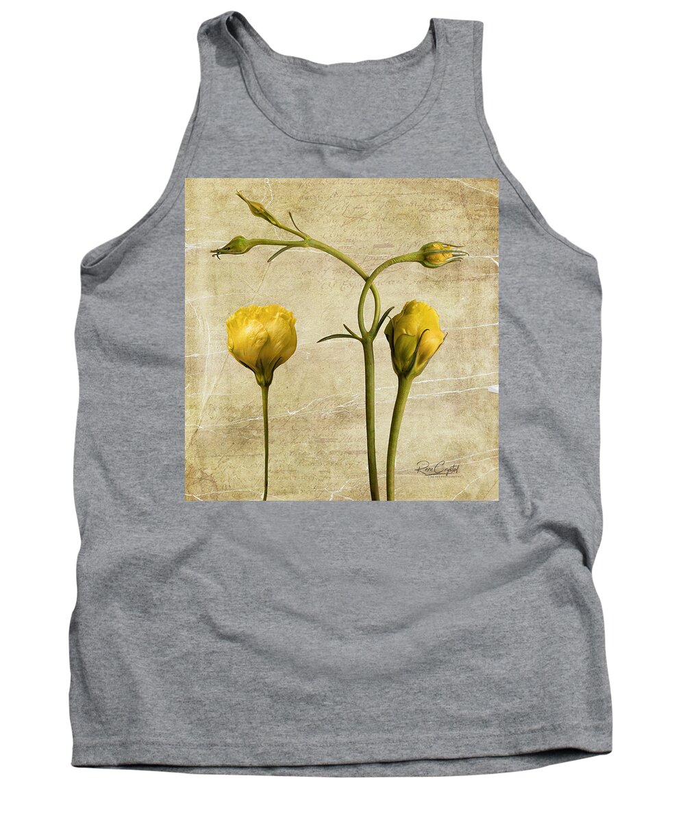 Lisianthus Tank Top featuring the photograph Blossom Envy by Rene Crystal