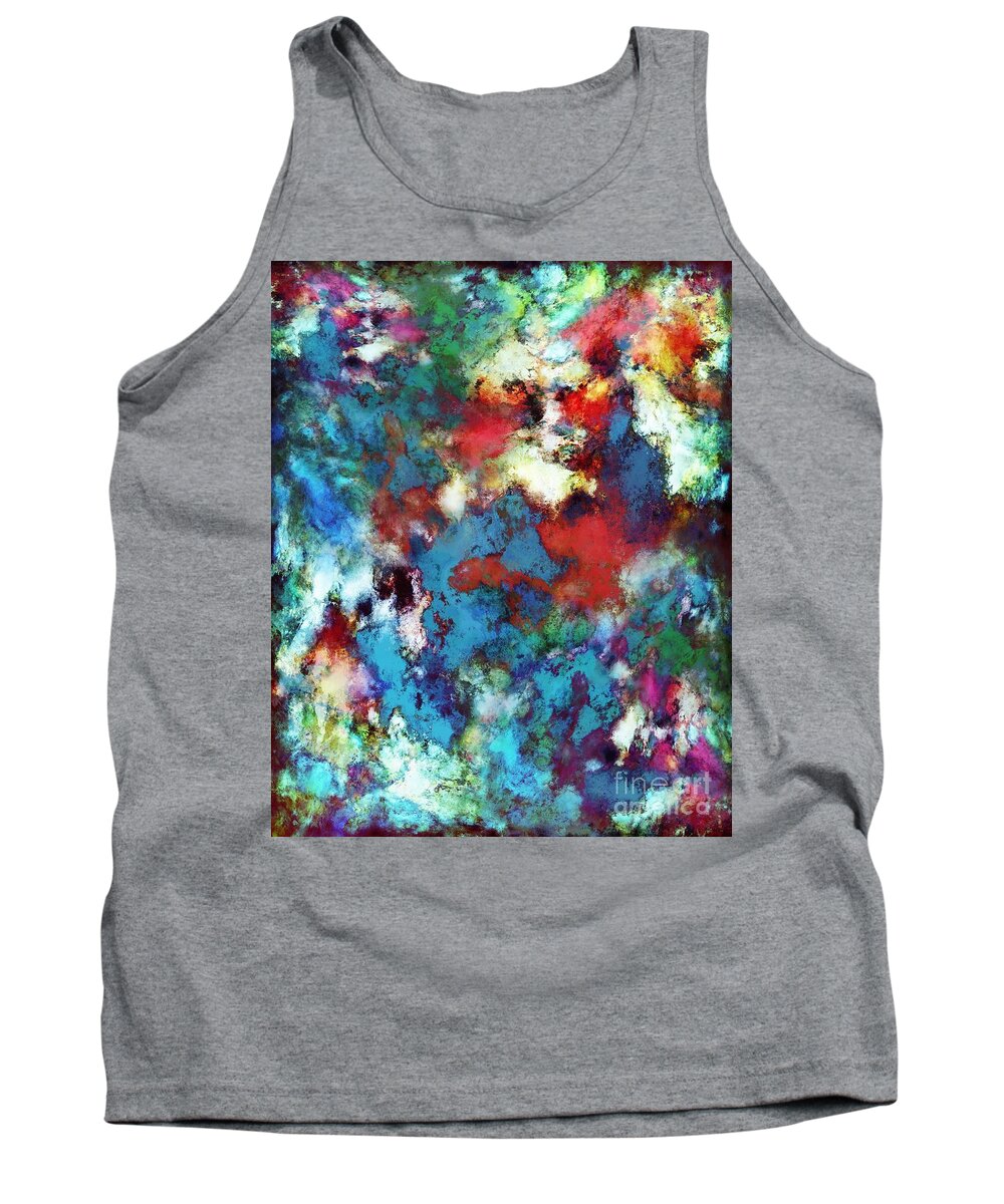 Patches Tank Top featuring the digital art Breaker by Keith Mills