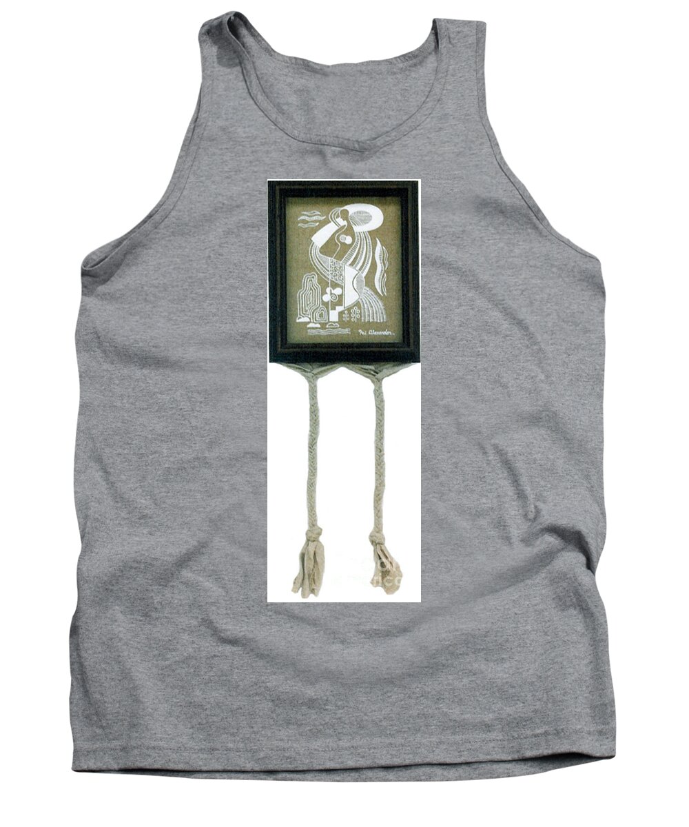 Surrealism Tank Top featuring the painting Breeze by Fei A