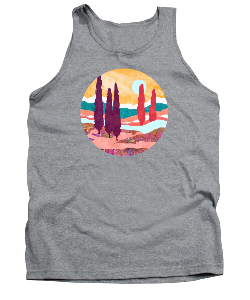 Digital Tank Top featuring the digital art Brilliant Light by Spacefrog Designs