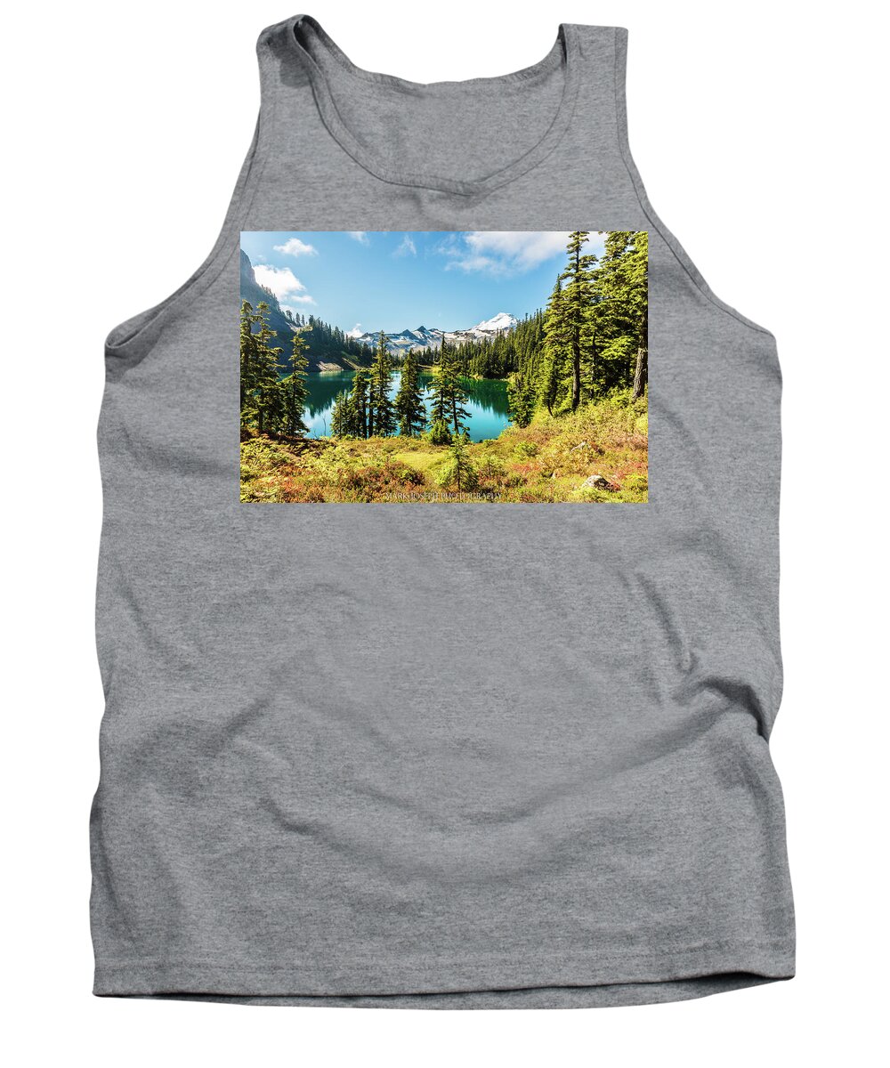 Landscape Tank Top featuring the photograph Chain Lake at Mt. Baker by Mark Joseph