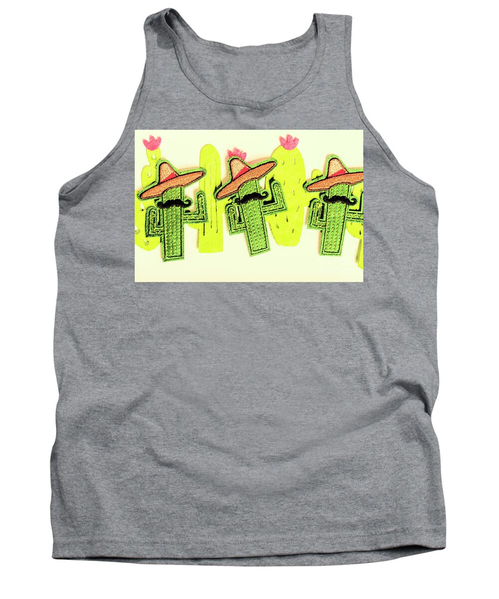 Cactus Tank Top featuring the photograph Chili con cacti by Jorgo Photography