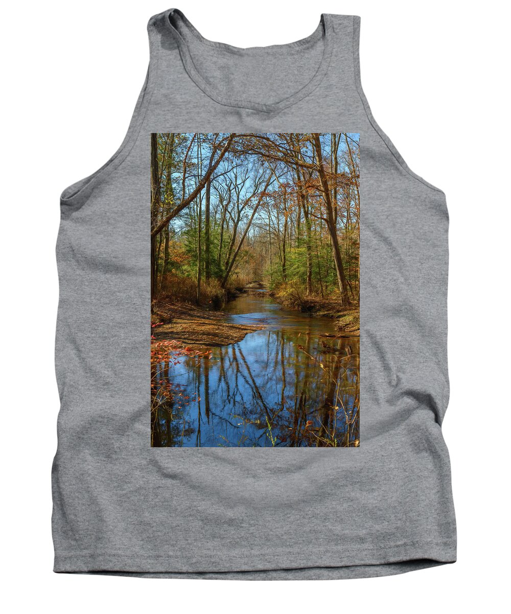 Reflections Tank Top featuring the photograph Clear Path by Cindy Lark Hartman