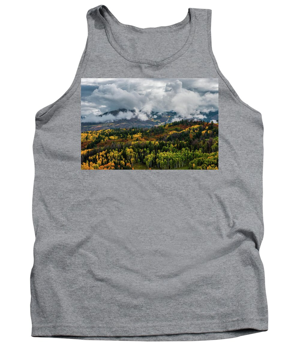 Aspens Tank Top featuring the photograph Colorado - 0239 by Jerry Owens