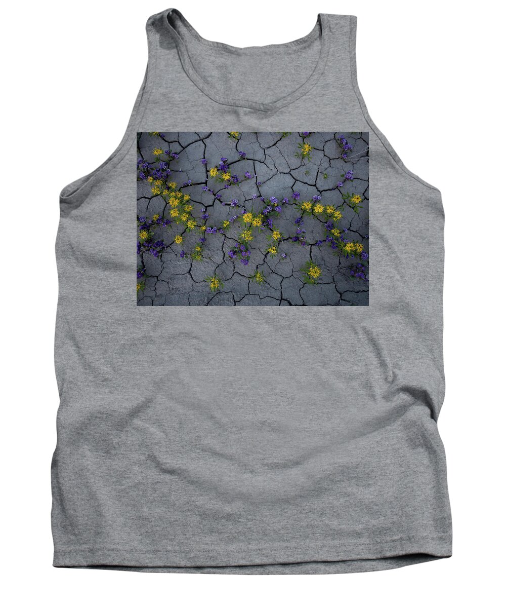 Utah Tank Top featuring the photograph Cracked Blossoms by Emily Dickey