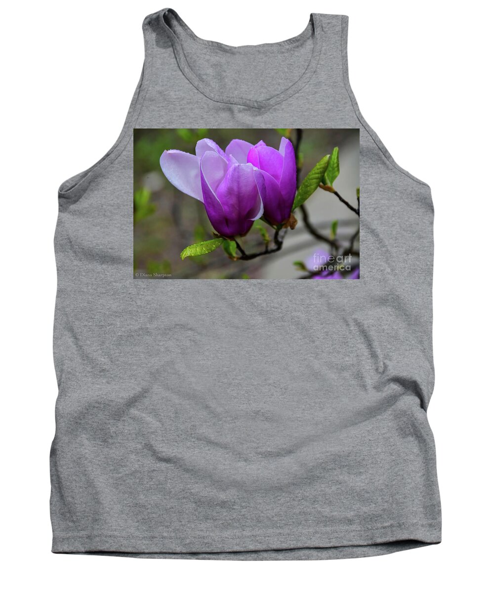 Japanese Tank Top featuring the photograph Cuddling In Spring by Diana Mary Sharpton