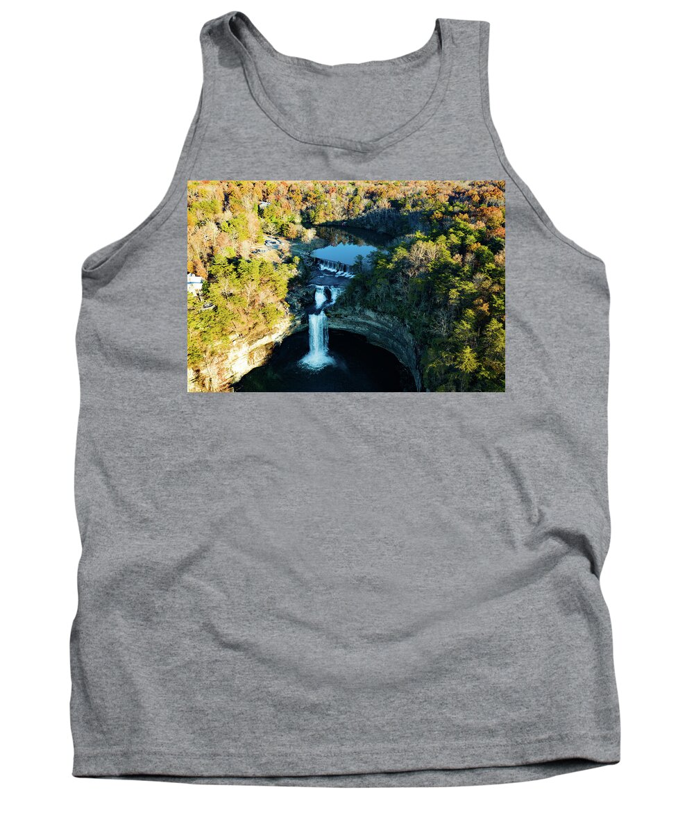 Steve Bunch Tank Top featuring the photograph De Soto Falls Afternoon by Steve Bunch
