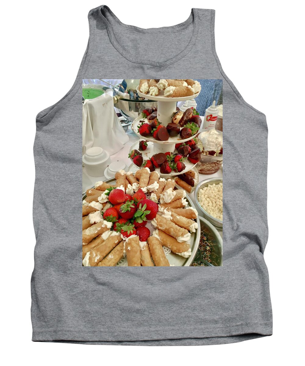 Food Tank Top featuring the photograph Delectable Desserts by Lisa Pearlman