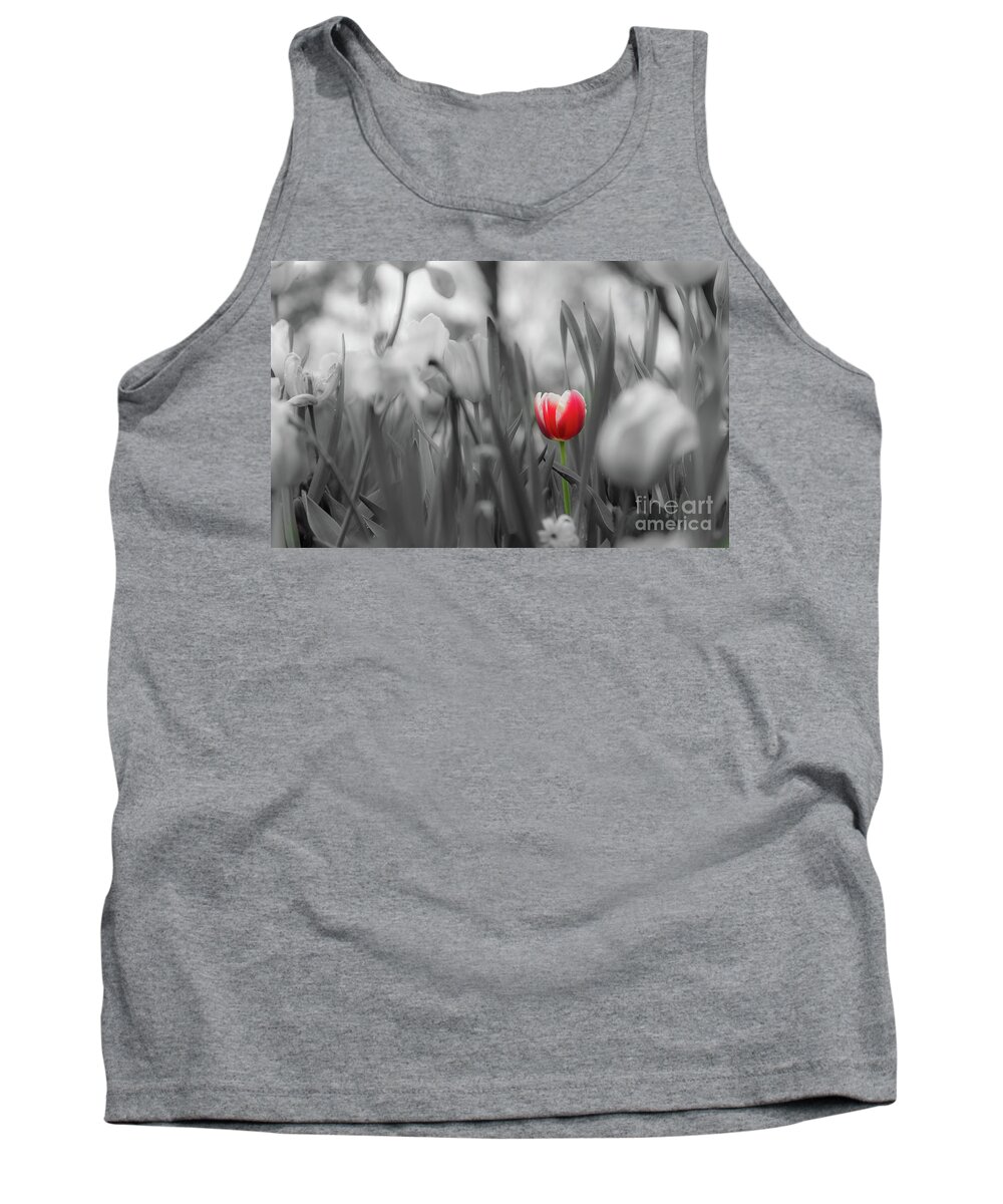 Flower Tank Top featuring the photograph Different by Dheeraj Mutha