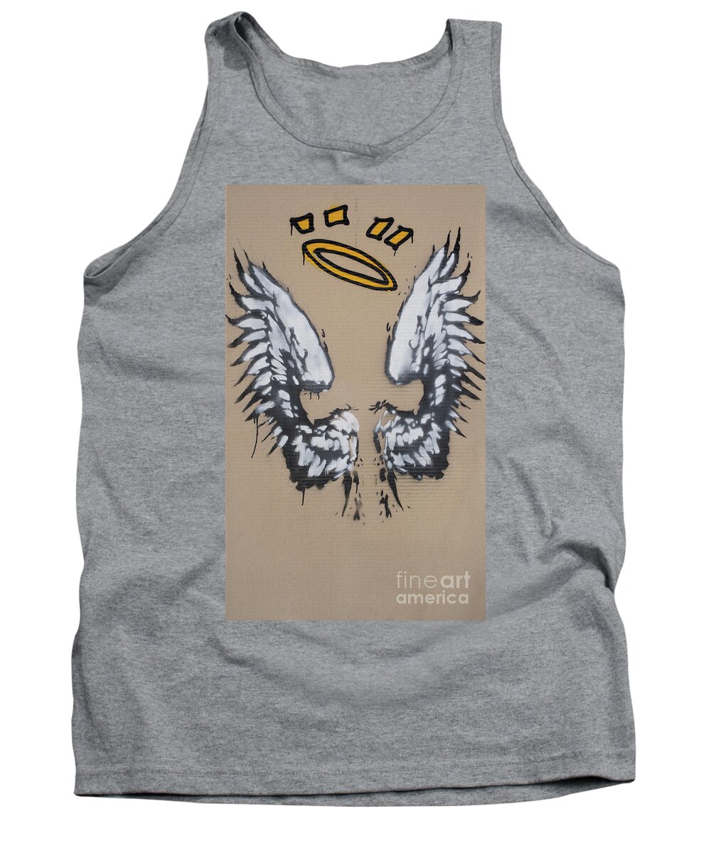  Tank Top featuring the painting Don't Forget To Fly by SORROW Gallery