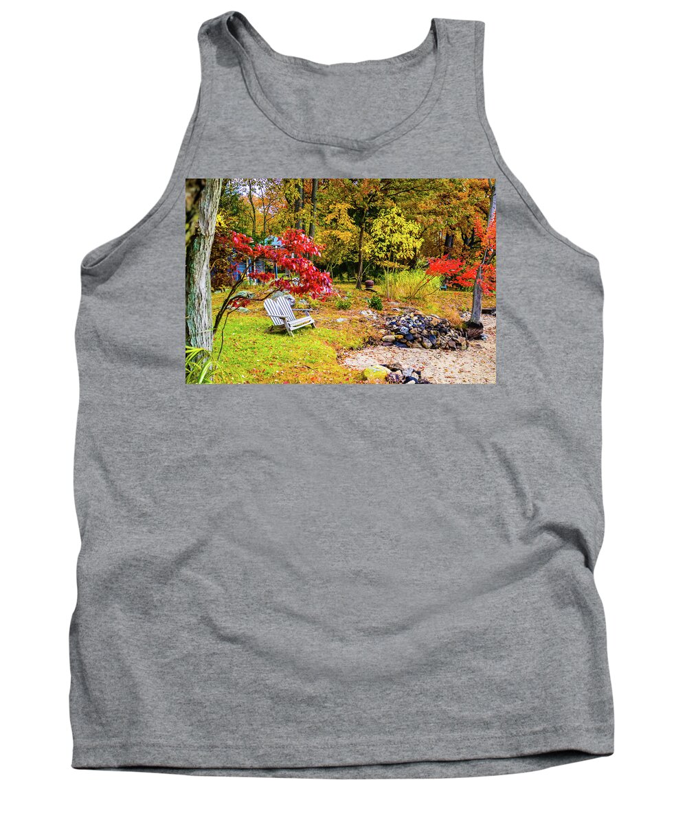 Hopatcong Tank Top featuring the photograph Early Morning Hopatcong, Sussex County, New Jersey by Maureen Ellen Ritter