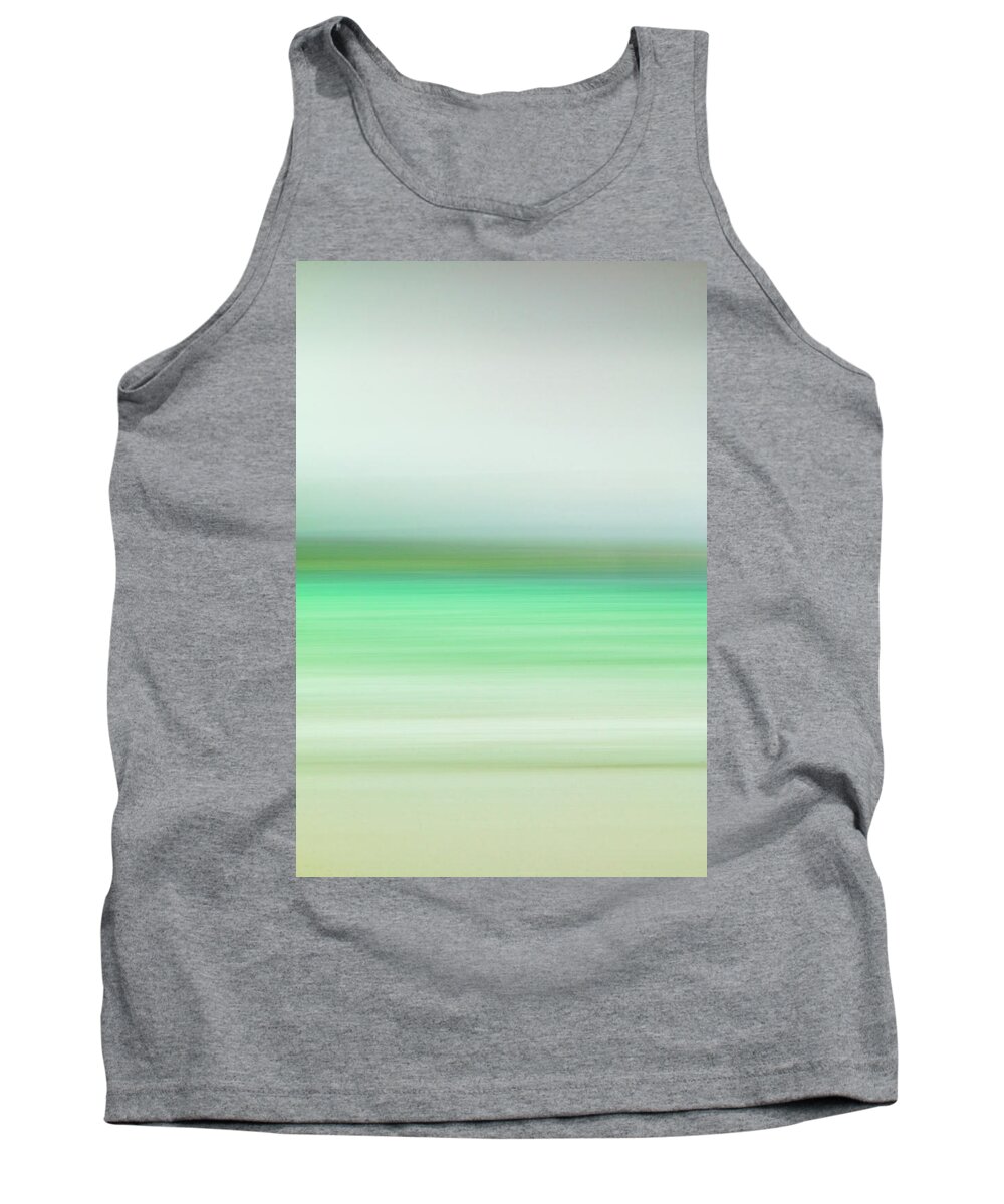 Absract Tank Top featuring the photograph Essensce of Luskentyre by Adam West