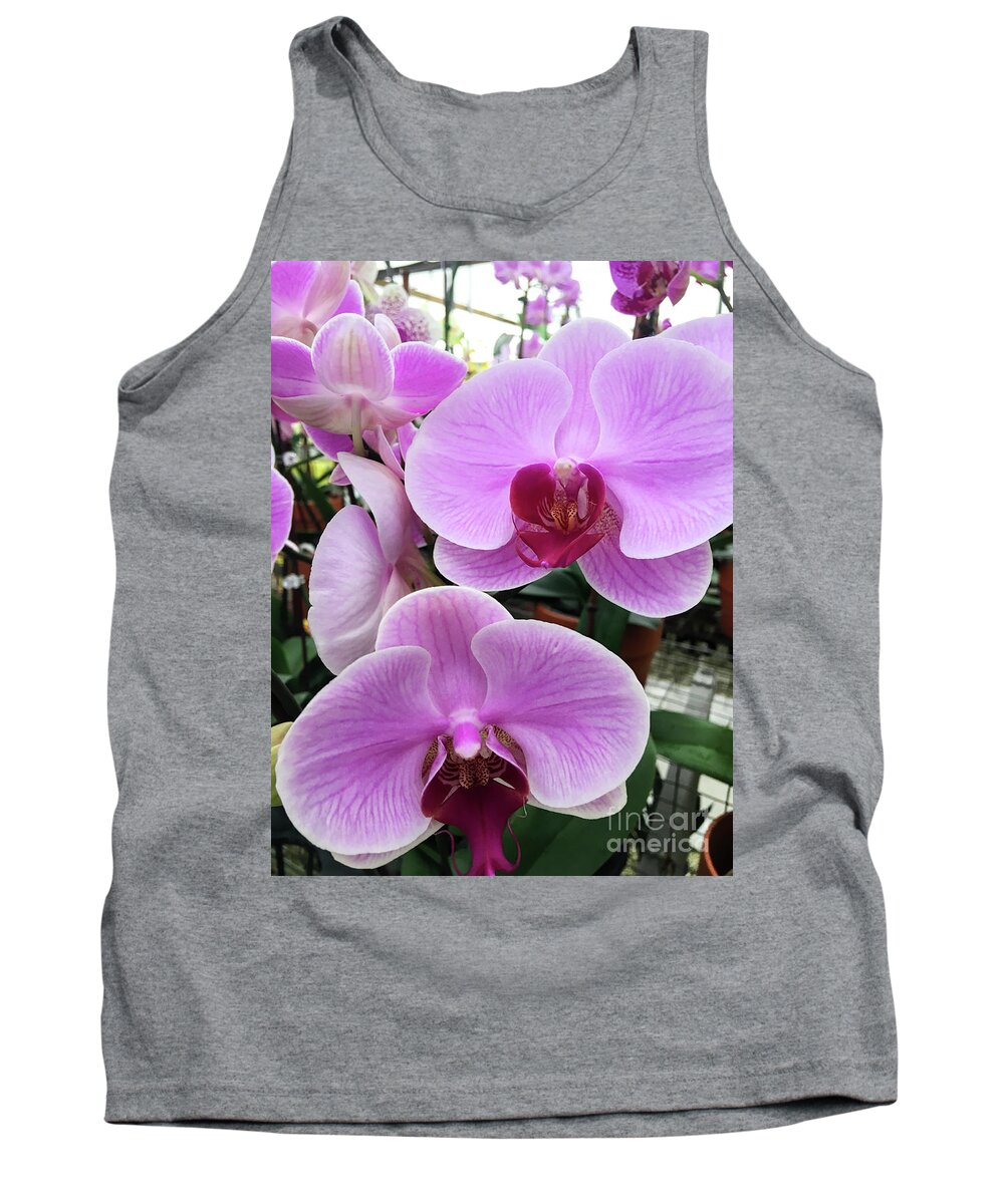 Orchid Flower Tank Top featuring the photograph Beautiful Exotic Orchid Artwork 08 by Carlos Diaz