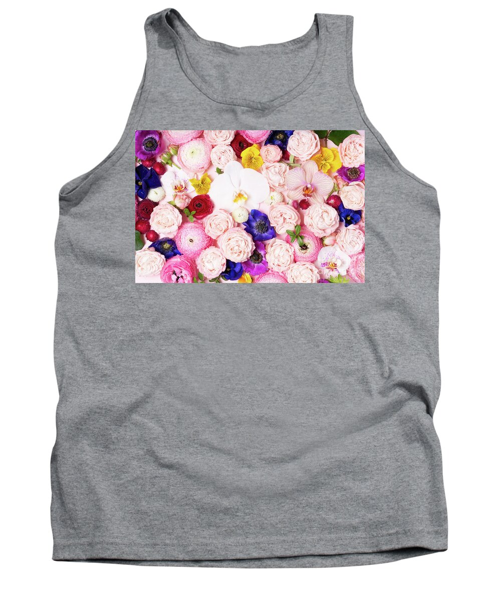Flowers Tank Top featuring the photograph Flower Power by Anastasy Yarmolovich