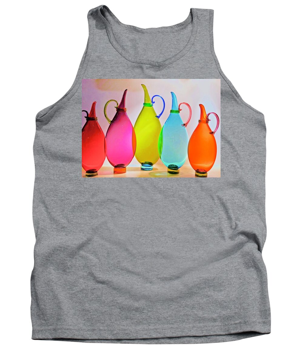 Glass Tank Top featuring the photograph Form And Function Balanced by Alida M Haslett