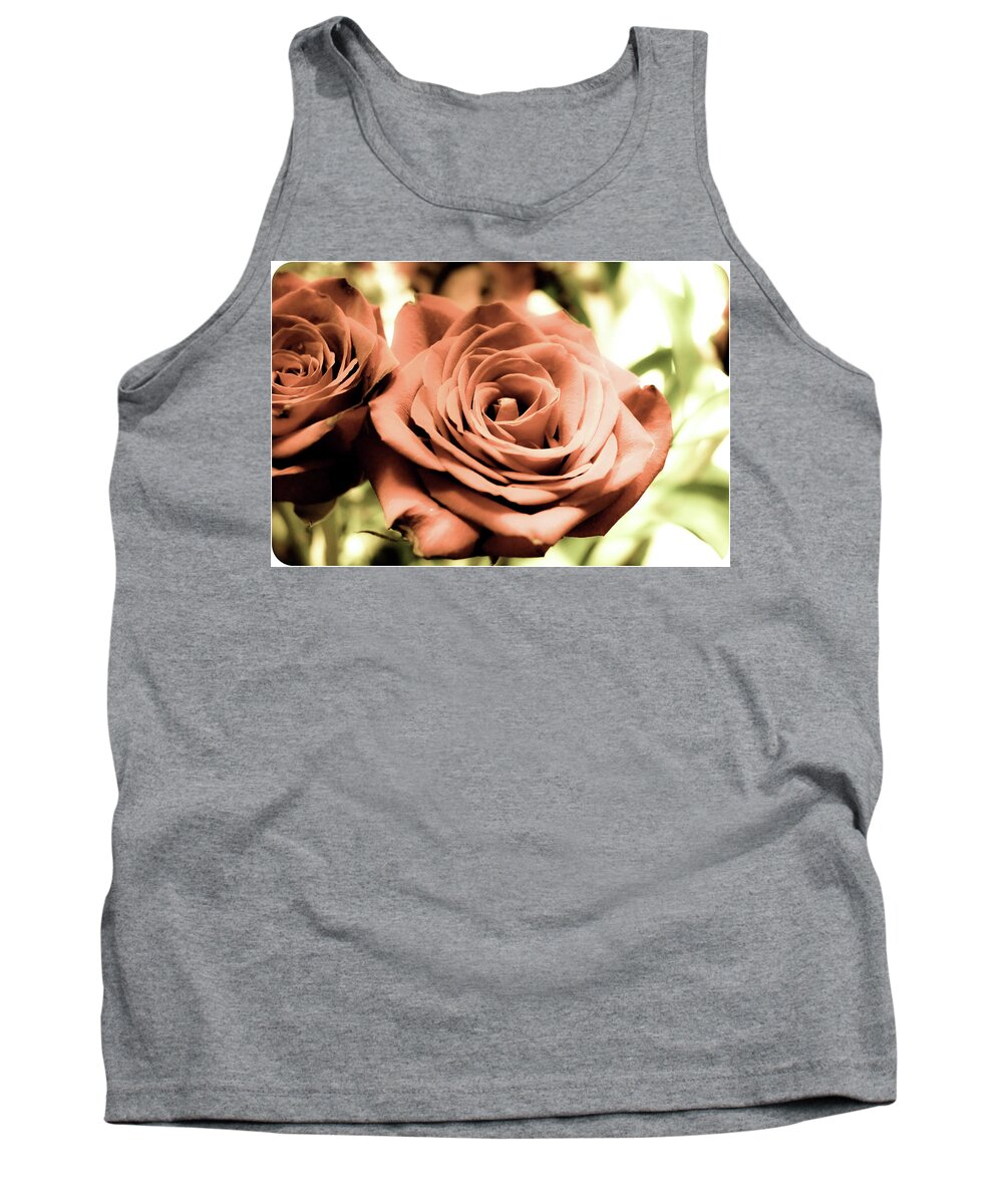 Rose Tank Top featuring the photograph Fresh Softness by Michelle Anderson