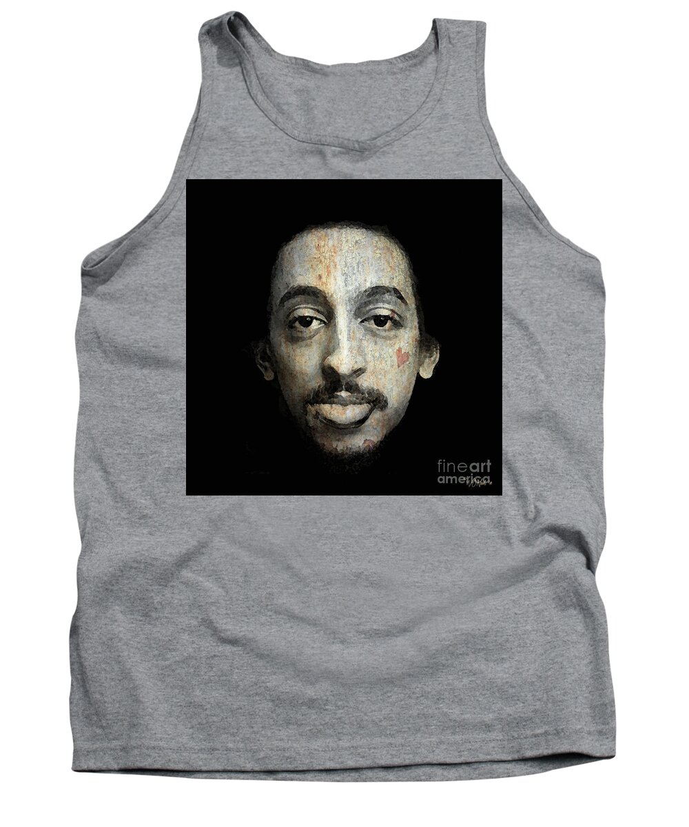 Faces Tank Top featuring the digital art Gregory Hines by Walter Neal