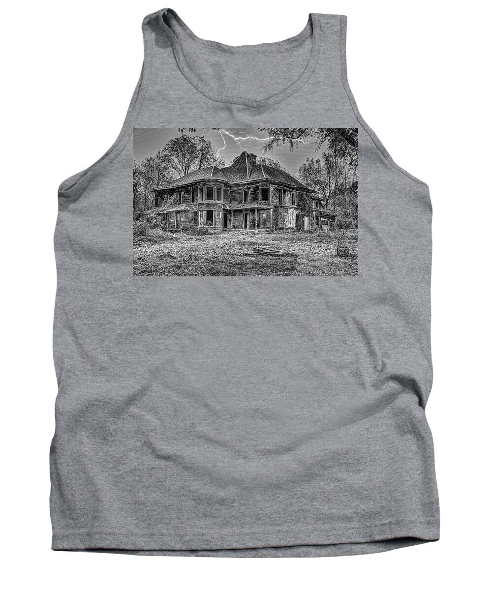 Haunted Mansion Tank Top featuring the photograph Haunted Mansion by Joe Granita