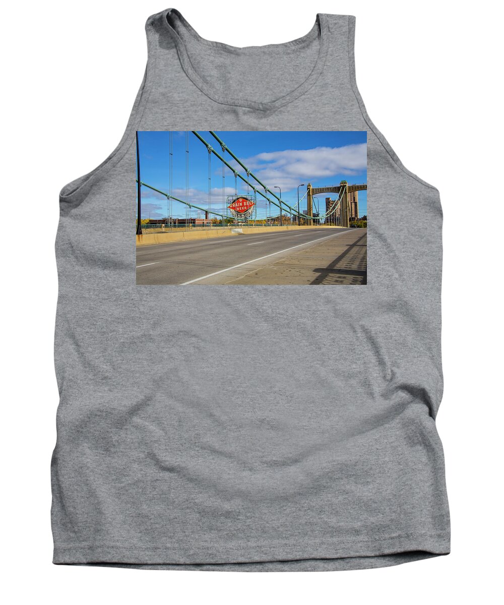  Tank Top featuring the photograph Hennepin Ave Bridge by Nancy Dunivin