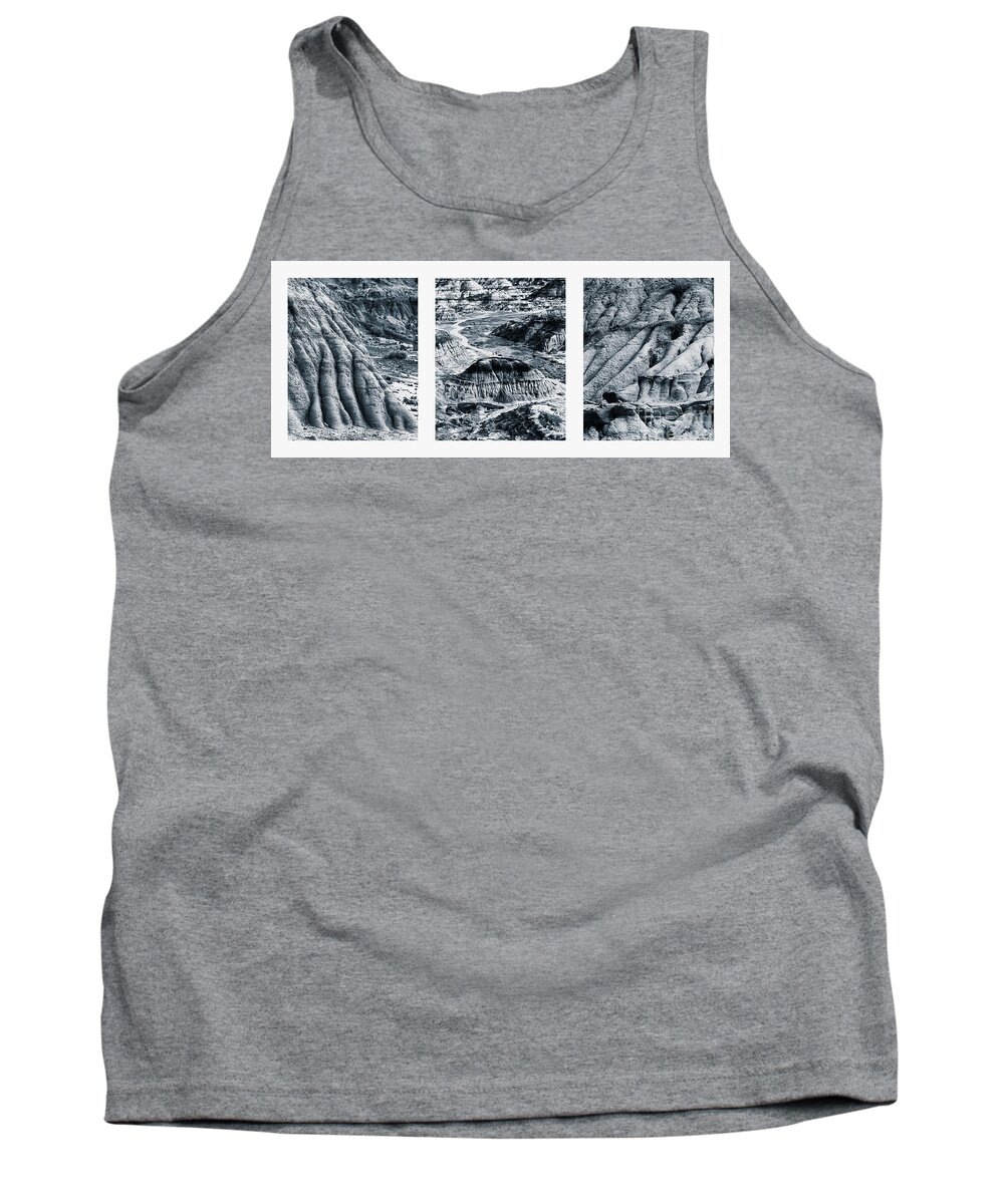 Photography Tank Top featuring the photograph Horseshoe Canyon Triptych by Alma Danison