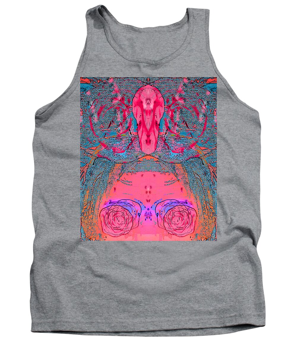 Sea Tank Top featuring the digital art Jungian Thought by Alexandra Vusir