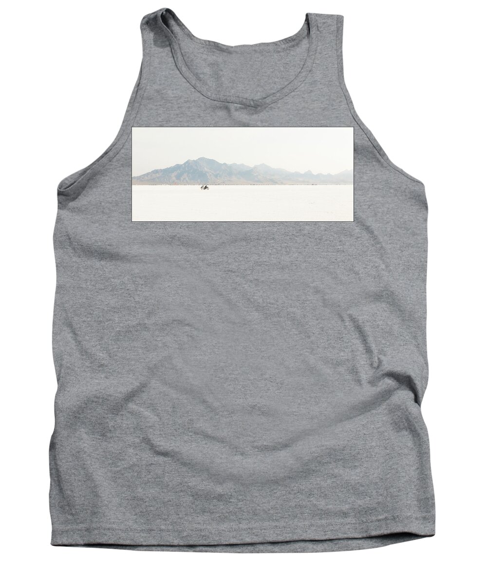 Bonneville Tank Top featuring the photograph Keep Pushing by Andy Romanoff